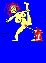 mspaintporn.net-redhead pees on hydrant